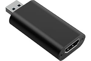 INNOMAKER 4K HDMI to USB 3.0 Video Capture Card, 4K Cam Link Card Game Capture Card Adapter Screen Record Capture Device for Streaming, Gaming, Video Conference, Teaching, Live Broadcasting