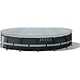Intex 28040 Copripiscina Frame Deluxe, PVC, Blu, 488 cm, 4 unità