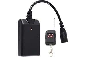 GOMETY Mando a distancia de repuesto para máquina de niebla de 2,5 m, 3 pines, mando a distancia de 4 botones, controlador para una máquina de niebla, accesorios de iluminación de escenario (avanzado)