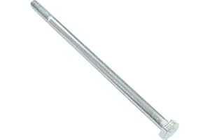 AERZETIX - Juego de 10 piezas - Pernos M10x200 parcialmente roscados - Cabeza Hexagonal - Ø10x200mm - DIN 931 - Clase 8.8 - Acero galvanizado - Bricolaje - Herramienta de montaje/Ferretería - C47539