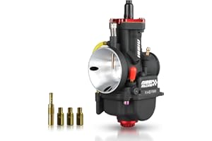 NIBBI Carburetor PWK34mm,fit 350cc—400cc Motorcycle Engine with Carb Jets Motorcycle Engine with Carb Jets for Dirt Bike Mini Bike Pit Bike GY6 ATV