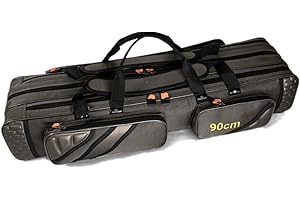 ‎TENTHOME TentHome Angeltaschen Rutentaschen Rutenfutteral Anglertasche Angelkoffer Angelrute Tasche mit 3 Fächern - Verschiedene Längen