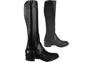 AK RIDING SPORTS AK New Unisex Equestrian Flexi Crystal Horse Riding Half Chaps with Contour Fitting AKRS-1976