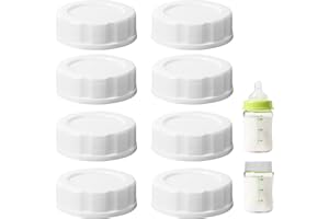 SHINHERYEE 6 Stück Babyflaschen Deckel für MAM Flaschen 6-18 Monate, Reiseflaschenverschlüsse mit MAM Flaschen, Reisekappen für Flaschen 0-6 Monate, Babyflaschen & Zubehör