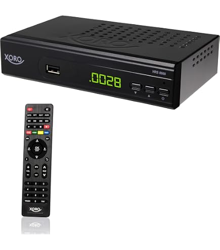 Décodeur Satellite Humax Digital HD Nano Récepteur Satellite Numérique HD 1080P HDTV Avec Bloc D'alimentation 12 V Camping – Astra Préinstallé – HDMI, Péritel, DVB-S/S2, Sans Câble HDMI Recepteur Satellite