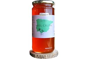 APIS IBÉRICA Miel Pura de Abeja-100% Origen España-Miel Cruda-1Kg-Miel Natural y Orgánica-Directa de Apicultor-Sin Procesar-Sin Pasteurizar. (Kg, Eucaliptos)