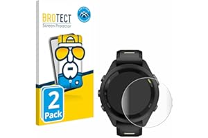 brotect Protection Intégrale 3D Incurvé pour Garmin Forerunner 265S (42 mm) (2 Pièces) - Couverture Complète, Film Protection Écran