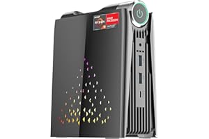ACEMAGICIAN S3A Mini Gaming PC, AMD Ryzen 7 8745HS (8C/16T,up to 4.90 GHz), 16GB DDR5 4800MHz 512GB NVME PCIe3.0 SSD,AMD Radeon Graphics(Radeon 780M), Mini Desktop pc with 3-Mode Adjustment|WIFI6
