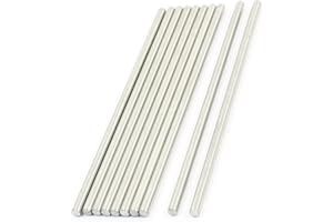 UXCELL sourcingmap 10 pièces Tige Acier 3mm x 90mm en acier inoxydable tige ronde essieu pour modèle de voiture RC pièce