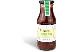 ‎ZWÖNITZER HANDWERKLICH GEBRAUT Brauerei Zwönitz Rauchbier BBQ Sauce 250ml / Grillsauce aus Zwönitzer Rauchbier/Barbecue Sauce mit Rauchbier Aroma/BBQ Soße auch geeignet als Burger Sauce