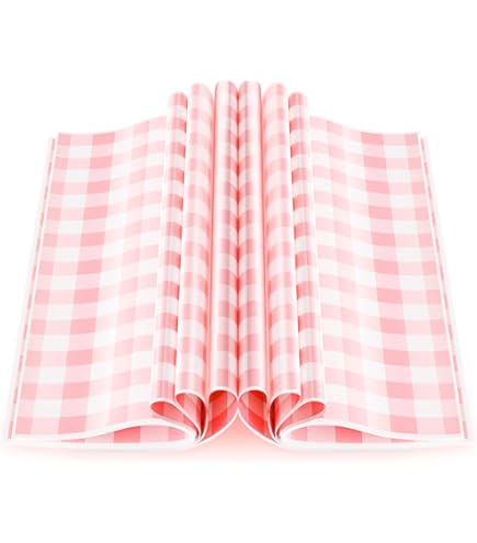 Suiwen 150 Sheets 8.6 X 9.8 In Deli Paper Sheets Sandwich Paper Dry Wax Paper Sheets Oil Proof Food Basket Liners Food Wrapping Paper For Bread, Party, Picnic, Festival, BBQ (Pink - View #5