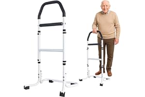 VexNook Ältere Sitzhilfe Stand Bett - Aufstehhilfe für Senioren, Verbesserter U-förmiger Boden mit Anti-Rutsch-Füßen, 8-Stufig Höhenverstellbarer, Ideal für mehr Sicherheit und Komfort beim Aufstehen