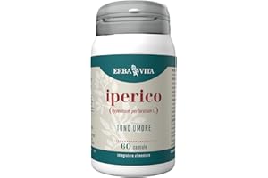 ERBA VITA Integratore Alimentare di Iperico - 60 Capsule, Utile al rilassamento