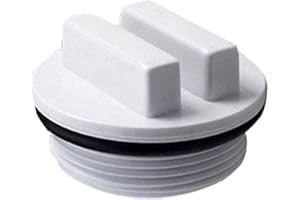 YYCFB Tapa de Invierno para Boquilla de Entrada, tapón de Cierre para Piscina de un Solo componente de Invierno, Incluye Junta tórica, Rosca Exterior de 1,5 Pulgadas, tapón de Invierno para boquillas