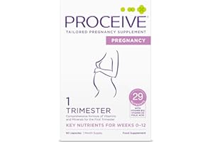 Proceive® Pregnancy Trimester 1 (1-12 Weeks) Vitamin & Mineral Supplements 60 Capsules - Vegan