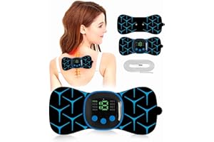 AILEDA Masażer szyjki macicy, 8 trybów i 18 Intensywności,Przenośny EMS Elektryczny Masażer do Ulga w bólu szyi na szyi,Plecy,Ramiona,Stopy
