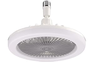 FuBESk 3 in 1 Smart Fan Light, 30W LED Ceiling Light with Fan and Aromatherapy Function, Modern Ceiling Fan with Light E27 Lamp