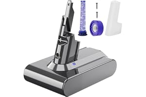 BATTOOL Batterie de Rechange pour aspirateur Dyson V7 SV11 Animal Absolute Fluffy Motorhead Pro Trigger Car+Boat avec Filtre de Rechange