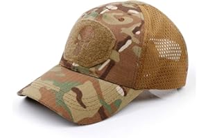 WarmHeartting Gorras de Béisbol Camuflaje Sombreros de Malla para Hombre Mujer para Camionero Táctico