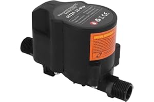 FOCKETY Pompa zwiększająca ciśnienie wody, Wysokie ciśnienie, niski poziom hałasu, automatyczna pompa wspomagająca prysznic, DC24V Inline Pompa Boosting wody z rury wodnej dla domu (EU)