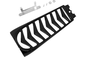HDBUBALUS Black Lower Front Chin Spoiler Air Dam Fairing Cover for Harley Softail Street Bob Breakout Fat Bob 2018-2021