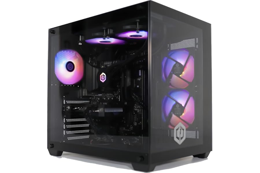 CyberPowerPC Luxe Gaming PC - Intel Core i9 12900KF, Nvidia RTX 5070, 32GB RAM, 1TB NVMe SSD, 750W PSU, Wi-Fi, Windows 11, Liquid Cooling, Ark