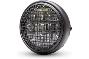 Alchemy Parts Black Multi Projector LED Headlight Insert with Daytime Running Lights 7.75 inch (Mesh Grill Headlight Unit)