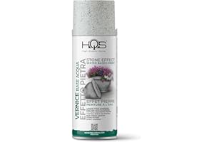 HQS Vaporisateur Bombe de peinture effet pierre 400 ml (gris clair)