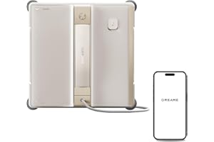 DREAME C1 Robot Limpiacristales, Potencia de Succión de 5500 Pa, Protección de Seguridad Fiable, Tecnología CornerClean, Limpieza Exhaustiva en Húmedo, Planificación Integral de Trayectorias