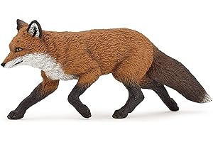 Papo - Figurine Renard - Jouet Enfant dès 3 Ans - Idée Cadeau Nature - 9 x 2 x 4 cm - Animal de la Forêt Réaliste - Peint à la Main - Collection Vie Sauvage - 53020