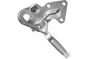 KR PARTS Pendelverschluss | mit Federsicherung | zum Anschrauben | rechts | 210 mm lang | Anhänger | Bolzen | Ladebordwand | Laderampe | Bordwand | Wand | PKW | Sicherung | Rampe | Verkehr