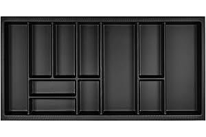 ORGA-BOX Junker Slim Range-couverts 925 x 476 mm gris lave structure perlée pour armoires de cuisine de 100 cm Range-couverts parfaitement adapté au système de tiroirs SO SLIM