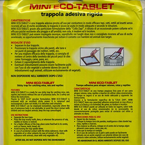 MINI-ECO-TABLET FALLE DER KLEBEFOLIE FÜR MÄUSE - 2