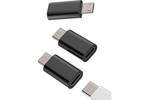KEFIANY USB C Mutter auf Micro USB Männlich Ladekabel Adapter(3pack) Type C Charger Kabel to Android Klinke Ladegerät Netzteil Stecker Zubehör Set Kompatibel für Samsung Huawei Xiaomi Galaxy S6 S7 tp