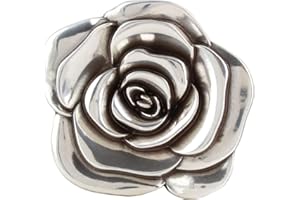 BELTINGER Boucle de ceinture A Rose 4,0 cm | Buckle Boucle de ceinture interchangeable 40mm Massif | Ceinture interchangeable jusqu'à 4cm
