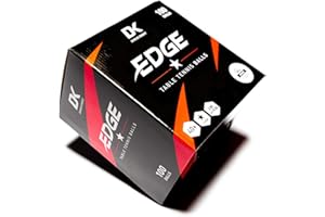 Darius Knight Box of 100 Table Tennis Ping Pong Balls. (DK Edge 40+ 1*) Professional practice balls table tennis balls, ping pong balls