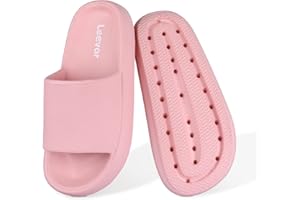 Leevar Ciabatte Nuvola Donna Uomo Morbide, Comode e Rilassanti, Ciabatte Donna Estive Facili da Pulire, Ciabatte Doccia Antiscivolo con Suola Spessa, Pantofole per Nuoto Spiaggia