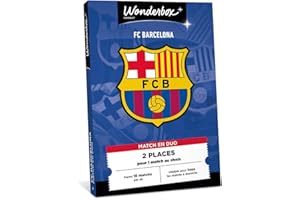 Tick&Box FC Barcelone - Match en Duo - Coffret Cadeau - Ticketbox - Idée Cadeau Divertissement