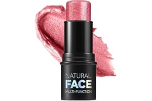 XINYUNXIN Crema Contour Matita con Evidenziatore, Blush Stick e Bronzer Contour, Impermeabile Leggero Multifunzionale Makeup Stick Bronzer Contour e Shimmer Pearl Highlighter per Cheeks e Labbra (#03)