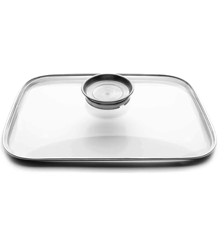 Woll Coperchio In Vetro Di Sicurezza Quadrato 22 X 22 Cm Con