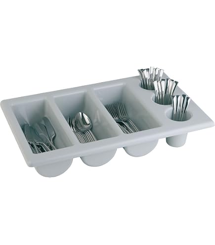 APS 11964 Couvercle Transparent Pour Bac à Couverts GN 1/1 - Polypropylène 53x32,5 Cm