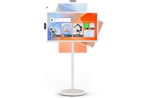 ApoloSign Moniteur Portable de 32 Pouces, avec écran Intelligent Rotatif de 1080p, écran Tactile, système d'exploitation Android, Batterie intégrée, Rotation complète à 360 degrés