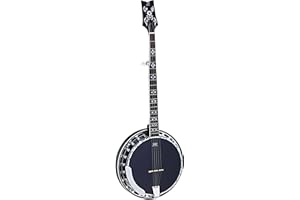 ORTEGA GUITARS Ortega Banjo Raven Series 5-String Inclusive Custodia - BK - Nero (OBJ450-SBK)