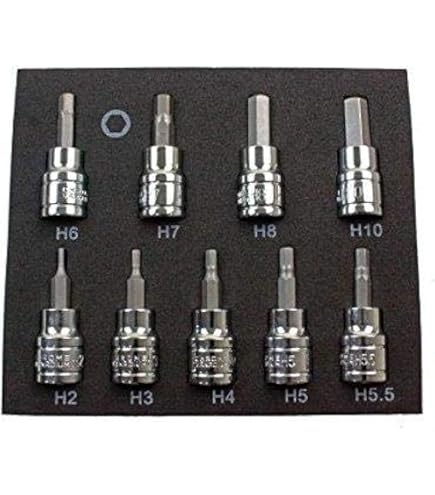 Chiave a brugola a L - TTR-S9 - Eight Tool - a testa esagonale / kit