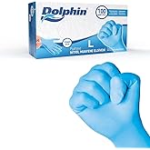 Kullan At Market Dolphin Mavi Nitril Eldiven Pudrasız (L) 100'l&uuml; Paket