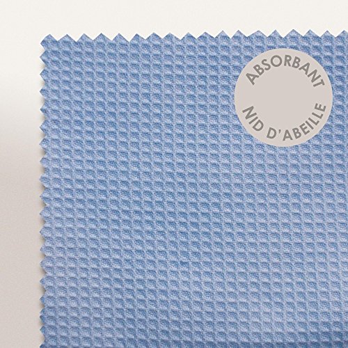 Duschtuch, 70×140 cm Waffelpique „Pure Waffle“ 300 g/m² meerblau - 2