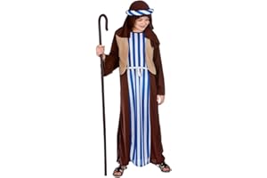 Wicked Costumes Kids Joseph Nativity Fancy Dress Costume - Medium (5-7 Years)