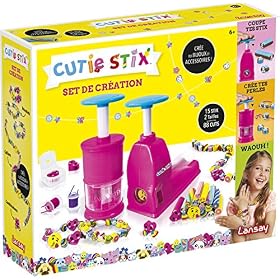 Lansay – CUTIE STIX Original – Kit Création Bracelets pour Enfants dès 6 Ans – Fabrication Bijoux – Coupe et Crée tes Perles – Activité Manuelle Enfants – Loisirs Créatifs – Idée Cadeau Anniversaire