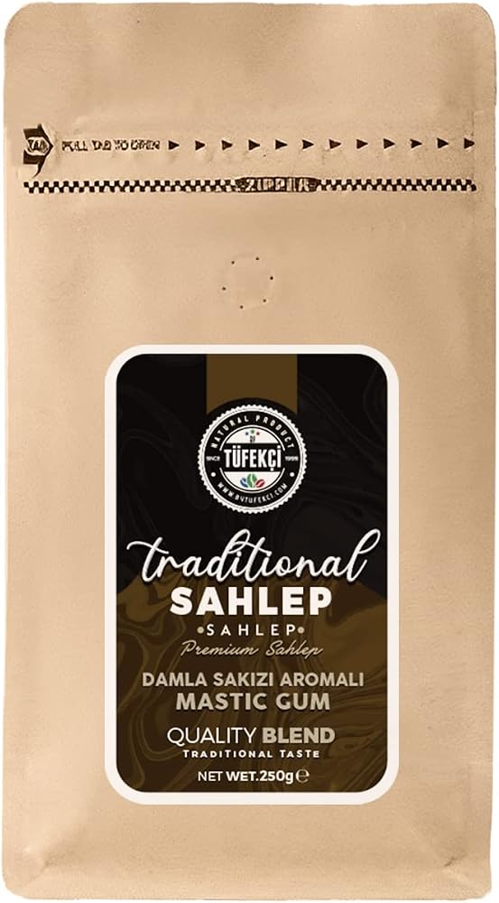 By Tüfekçi Damla Sakızlı Salep İçecek Tozu, 250 g