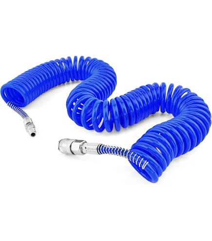 EADUTY 1/4" X 25 Ft Hybrid Air Hose - Lightweight, Flexible, With Quick Coupler & Plug, 300 PSI - View #6